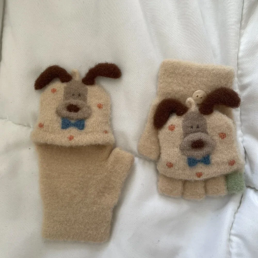 Toddler Fingerless Glove Mittens 18-24M